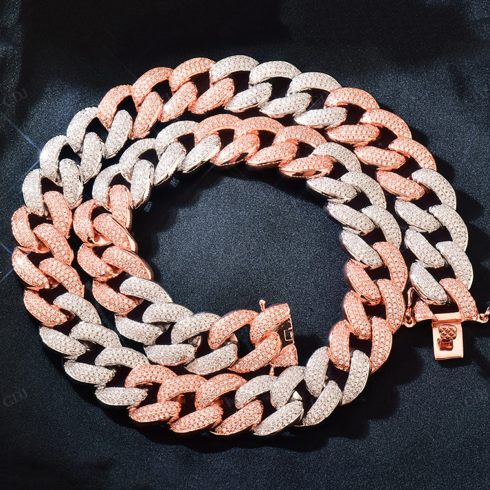 20MM Diamond S925 Silver Hip Hop Chain hip hop jewelry CustomDiamJewel