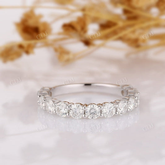 1.56CTW Round Cut Natural Diamond Wedding Band Wedding Band customdiamjewel   