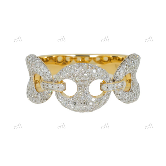1.15 CTW Iced Out Moissanite 925 Sterling Silver Ring Hip Hop Ring customdiamjewel
