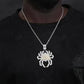 Iced Out Arachnid Pendant With VVS1 Moissanite hip hop jewelry CustomDiamJewel