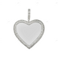Heart Designed Moissanite Memory Pendant hip hop jewelry customdiamjewel