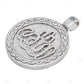 925 Sterling Silver Round Diamonds Allah Pendant For Men hip hop jewelry CustomDiamJewel