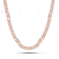 VVS Moissanite 18k Yellow Gold Plated Cuban Chain For Mens CustomDiamJewel