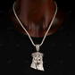 Custom Gold Plated Crystal Jesus Face Pendant hip hop jewelry CustomDiamJewel