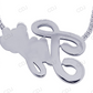 Custom Name Pendant 925 Silver Moissanite Diamond hip hop jewelry CustomDiamJewel