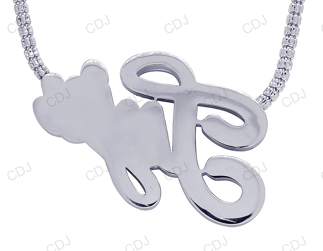 Custom Name Pendant 925 Silver Moissanite Diamond hip hop jewelry CustomDiamJewel