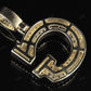 1.5" 1.75 CTW 18k Two Tone Gold Diamond 'G' Initial Letter Pendant CustomDiamJewel