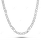 VVS Moissanite 18k Yellow Gold Plated Cuban Chain For Mens CustomDiamJewel