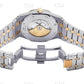 41mm Two Tone Hip Hop Diamond Watch For Men customdiamjewel