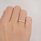 0.41CTW Round Cut Natural Diamond 3/4 Eternity Wedding Band  customdiamjewel   