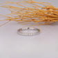 0.41CTW Round Cut Natural Diamond 3/4 Eternity Wedding Band  customdiamjewel   