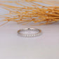 0.41CTW Round Cut Natural Diamond 3/4 Eternity Wedding Band  customdiamjewel   