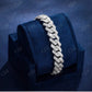 Moissanite Miami Cuban Link Bracelet  CustomDiamJewel   