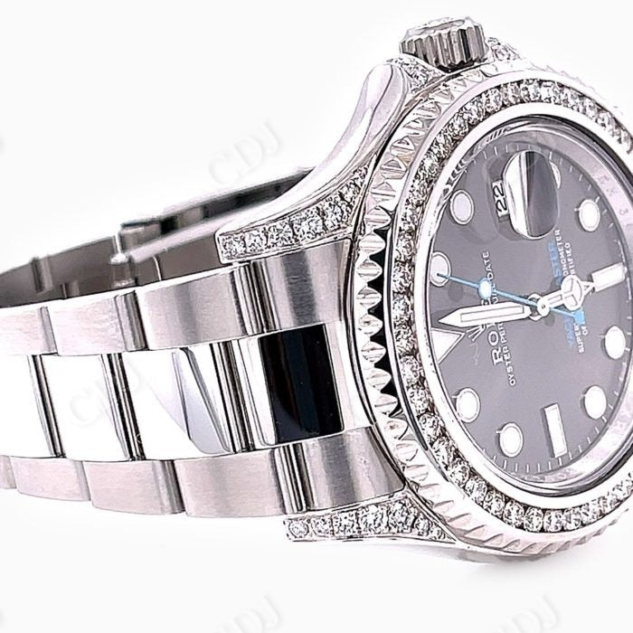 Diamond Face Custom Rolex Watch For Rappers customdiamjewel