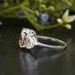 Round Cut Champagne Statement Ring customdiamjewel
