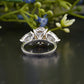 Round Cut Champagne Statement Ring customdiamjewel