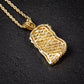 Hip Hop Gold Plated Moissanite Jesus Pendant hip hop jewelry CustomDiamJewel