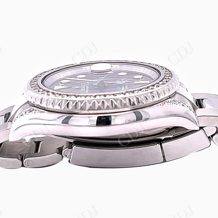 Diamond Face Custom Rolex Watch For Rappers customdiamjewel