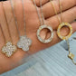 Van Cleef and Arpels Diamond Sterling Silver Necklace hip hop jewelry CustomDiamJewel   