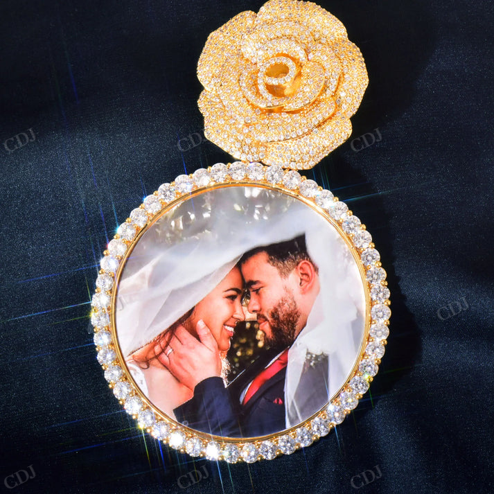 Hip Hop moissanite Memory Pendant hip hop jewelry CustomDiamJewel
