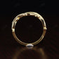 Nature Inspired Leaf 0.02CTW Lab Grown Diamond Wedding Band  customdiamjewel   