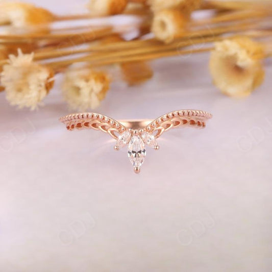 1.40mm Lab Grown Diamond Bridal Matching Wedding Band  customdiamjewel   