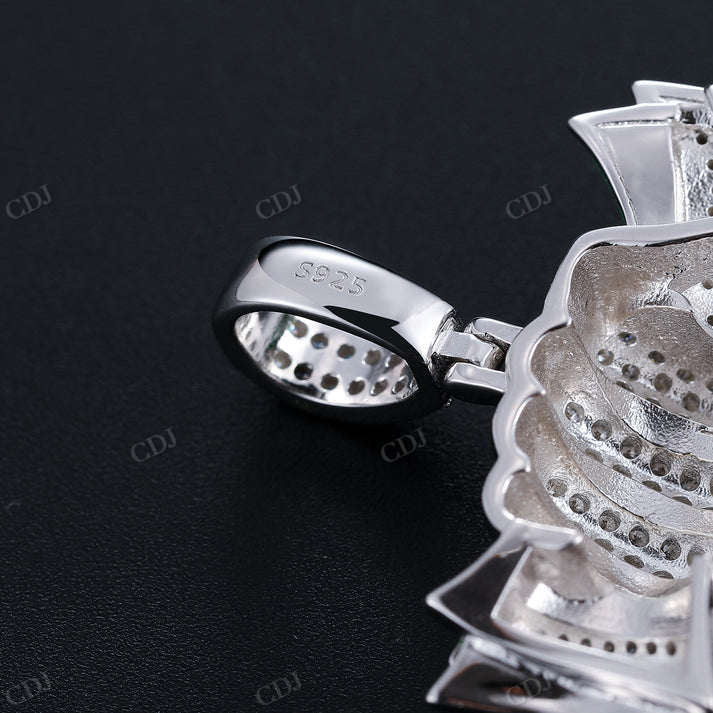 Moissanite Diamond Money Pendant hip hop jewelry CustomDiamJewel