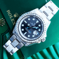 Unique Diamond Setting Custom Moissanite Rolex Watch customdiamjewel
