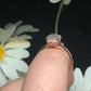 Oval Cut Lab Grown Diamond Bridal Ring Set