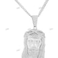 Hip Hop Sterling Silver Iced Out Jesus Pendant hip hop jewelry CustomDiamJewel
