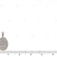 1.7 Inch 14K Gold Lab Grown Diamond Cross Medallion Pendant Hip Hop Pendent CustomDiamJewel