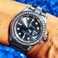 Unique Diamond Setting Custom Moissanite Rolex Watch customdiamjewel