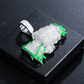 Moissanite Diamond Money Pendant hip hop jewelry CustomDiamJewel