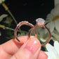 Oval Cut Lab Grown Diamond Bridal Ring Set