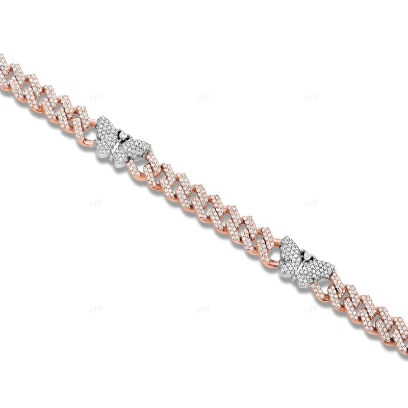 Handmade Cuban Link Bracelet Durable And Stylish Design CustomDiamJewel