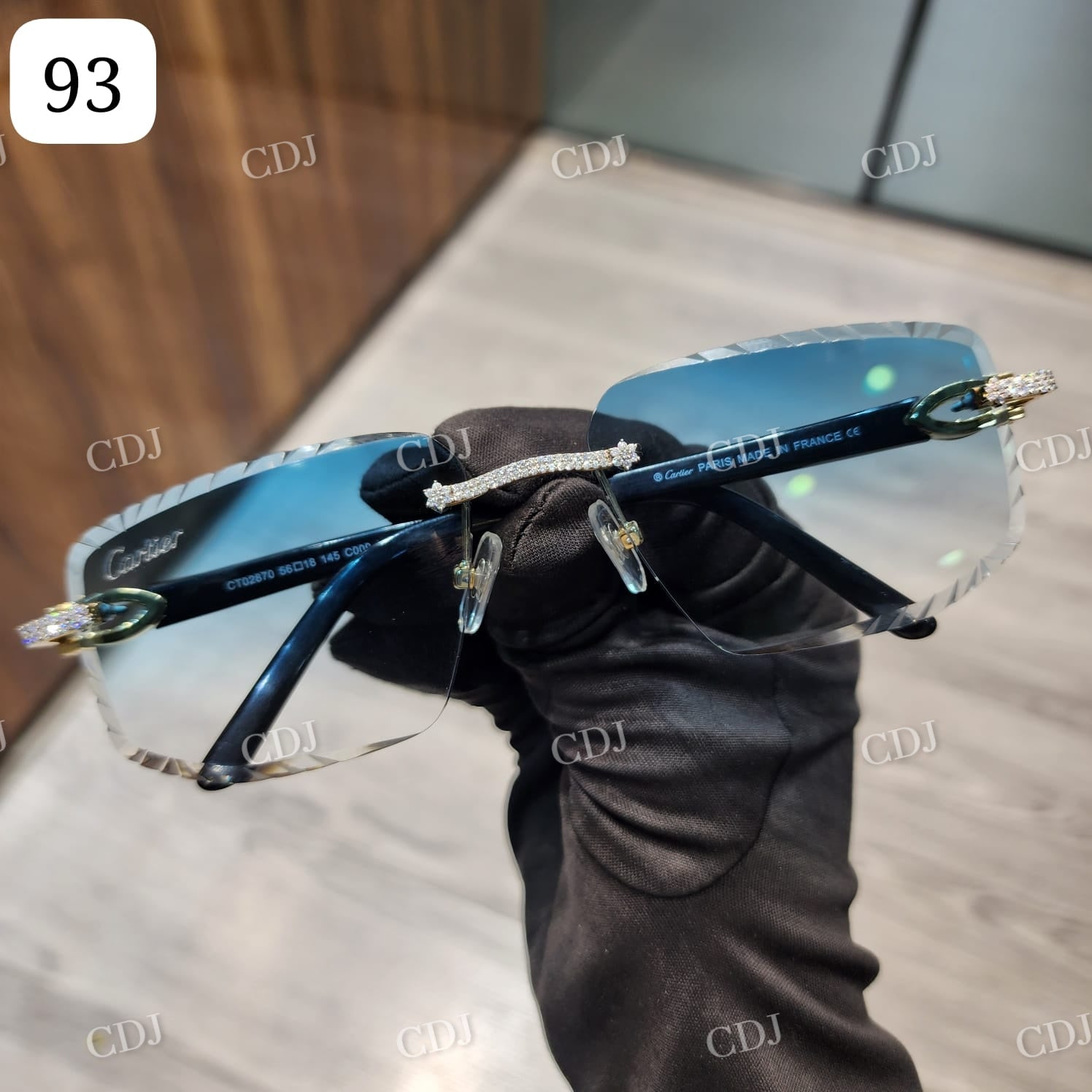 GRA Certified Moissanite Sunglasses hip hop jewelry CustomDiamJewel