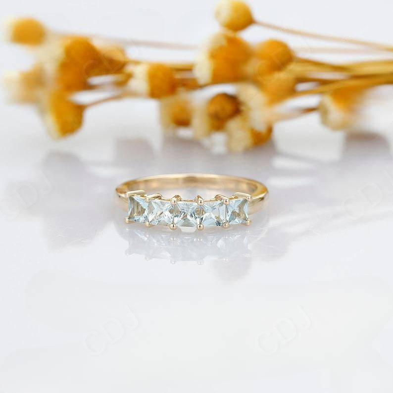 3mm Princess Cut VVS Moissanite Wedding Band  customdiamjewel   