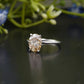 Oval Cut Champagne Moissanite Ring