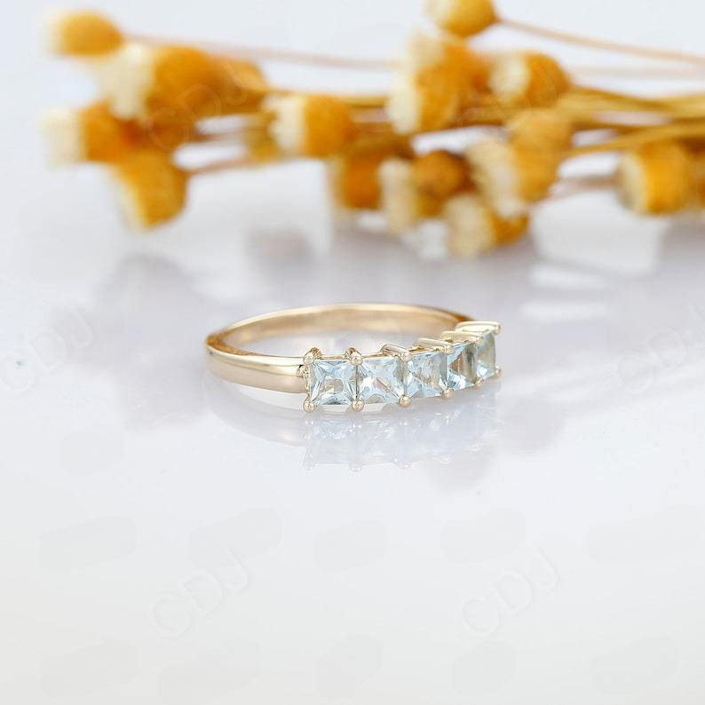 3mm Princess Cut VVS Moissanite Wedding Band  customdiamjewel   