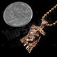 Hip Hop Gold Plated Sterling Silver Jesus Head Pendant hip hop jewelry CustomDiamJewel