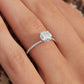 Lab Grown Diamond Solid Gold Bridal Ring Set