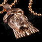 Hip Hop Gold Plated Sterling Silver Jesus Head Pendant hip hop jewelry CustomDiamJewel