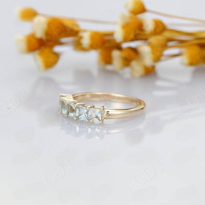 3mm Princess Cut VVS Moissanite Wedding Band  customdiamjewel   