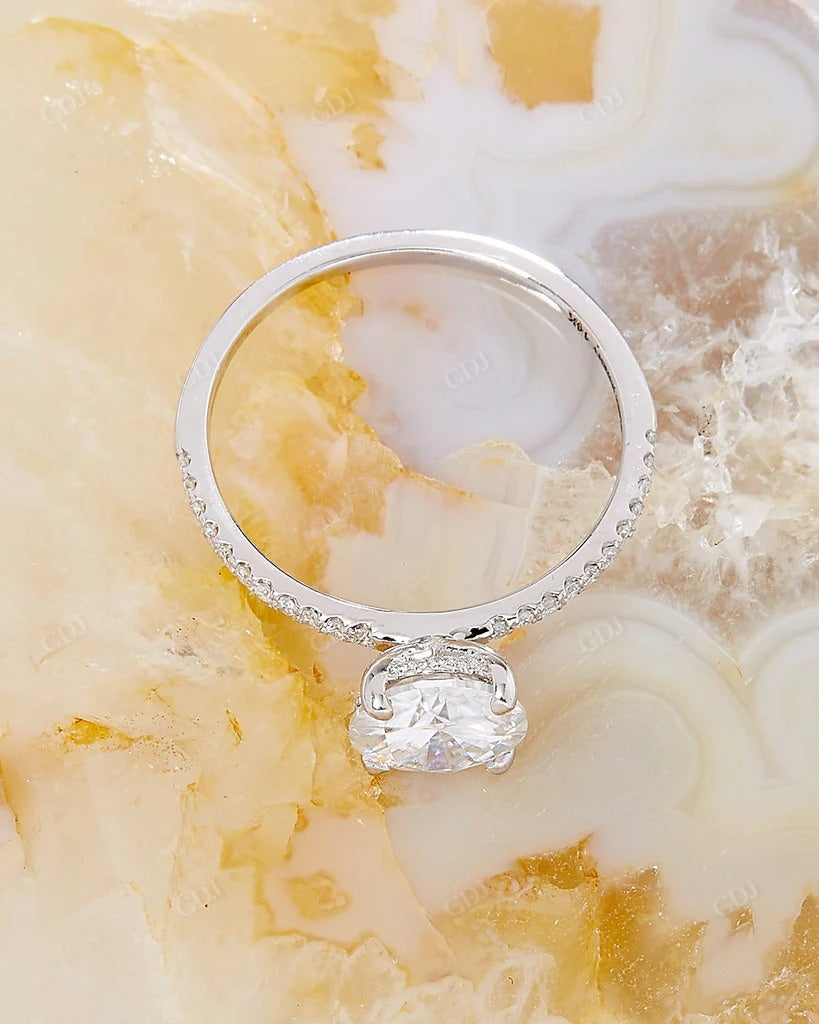 Lab Grown Diamond Solid Gold Bridal Ring Set
