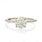 Lab Grown Diamond Solid Gold Bridal Ring Set