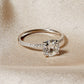 Lab Grown Diamond Solid Gold Bridal Ring Set