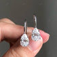 Pear Cut Lab Grown Diamond Prong Set Earrings