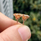 Classic Gold Moissanite Stud Earrings For Women