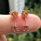 Classic Gold Moissanite Stud Earrings For Women