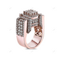 S925 Sterling Silver Hip Hop Engagement Ring hip hop jewelry customdiamjewel